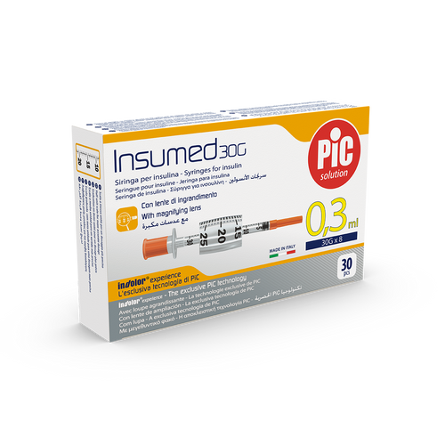 PIC Insumed 0,3ml 30G 8mm