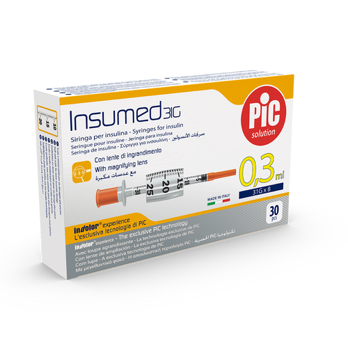 PIC Insumed 0,3ml 31G 8mm